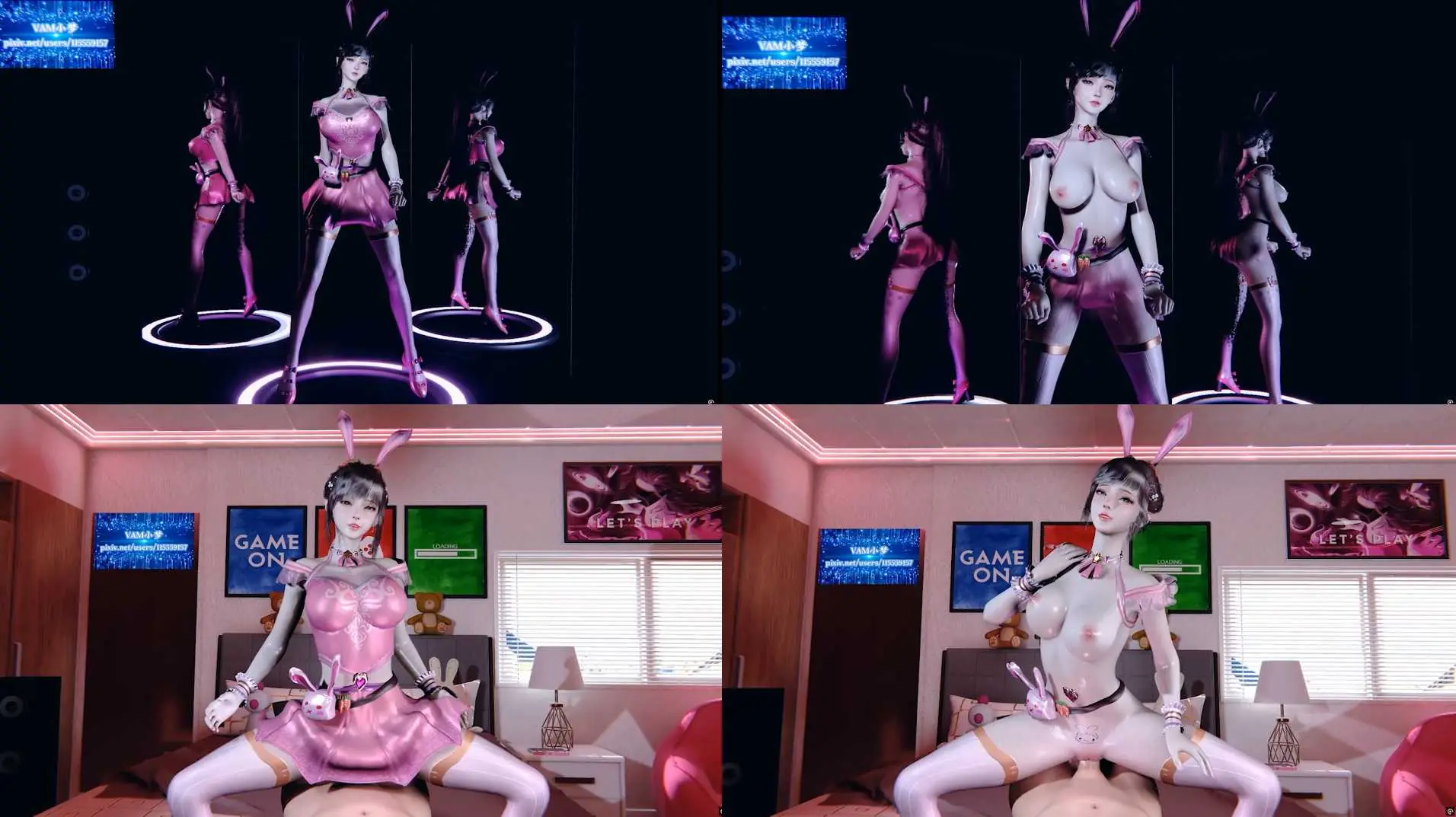 [3D同人动画】VAM小梦-斗罗大陆-少年小舞摩托摇【203mb-5.17分钟】飞猫+百度