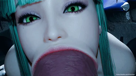 [3D/无修/CV] Bonkge 11月新作：Morrigan Aesland Halloween 莫莉卡 极品巨乳魅魔狼狗超巨根爆肏中出 [346M/FM/