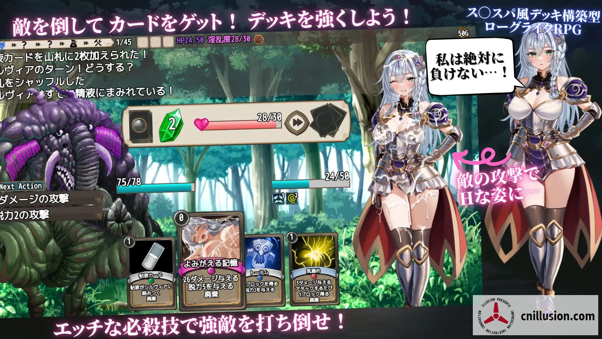 圣骑士希尔薇亚与淫辱之咒 聖騎士シルヴィアと淫辱の呪い [AI汉化版] [PC] [RPG/汉化/恶堕] [800M/FM/百度]